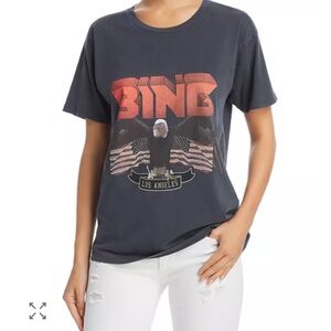 Anine Bing Vintage Eagle Graphic Tee Size M